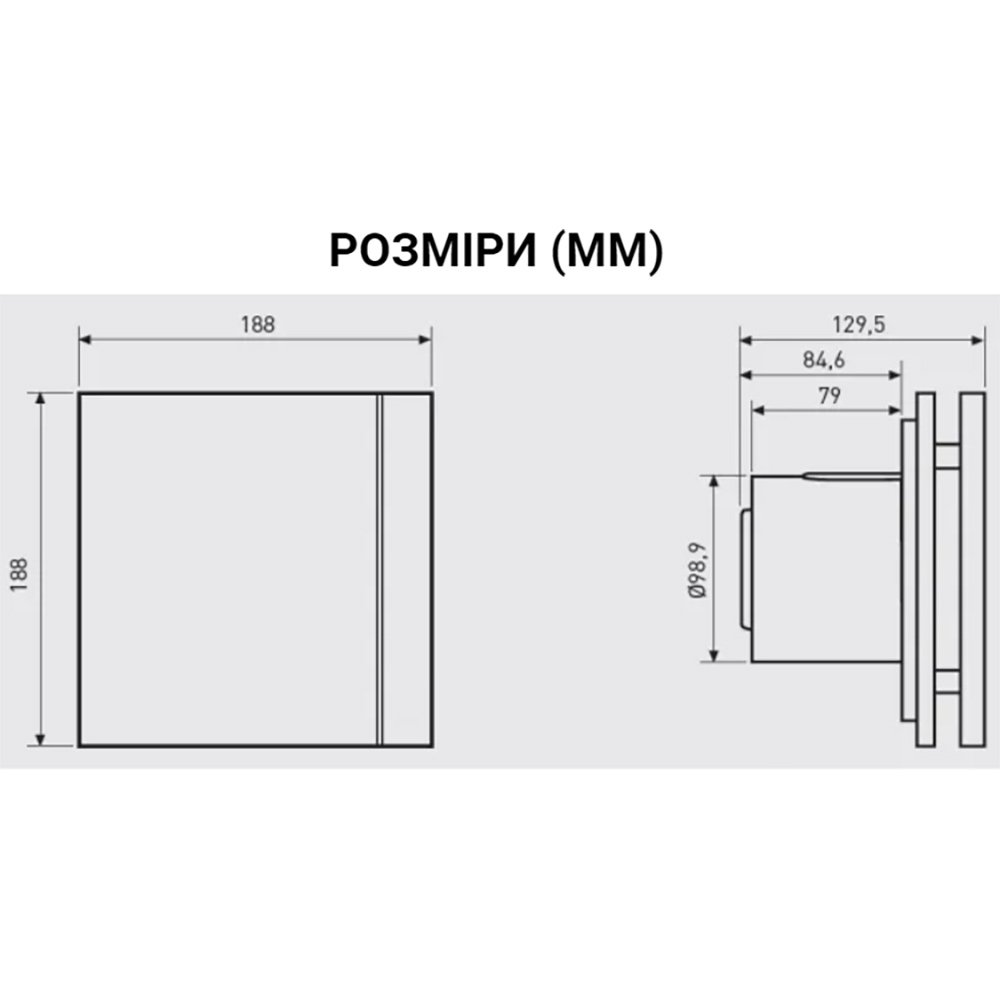 Зовнішній вигляд Витяжний вентилятор SOLER&PALAU SILENT-100 CRZ MARBLE BLACK DESIGN-4C (220-240V 50HZ)