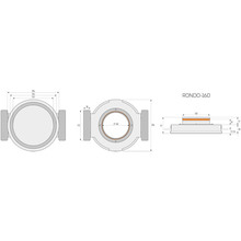 Дифузор ERGOVENT RONDO 160