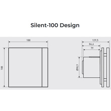 Витяжний вентилятор SOLER&PALAU SILENT-100 CRZ SILVER DESIGN