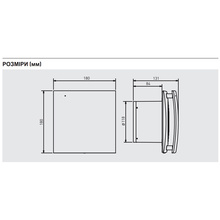 Вентилятор SOLER&PALAU DECOR-200 CRZ DESIGN (220-240V 50)