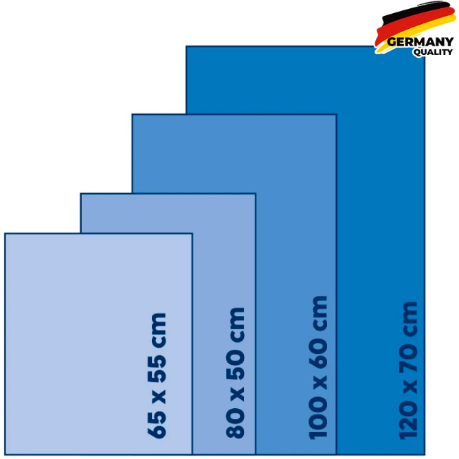 Килимок для ванної KELA Maja Frosty blue (23557) Розміри 120 х 70 х 1.5