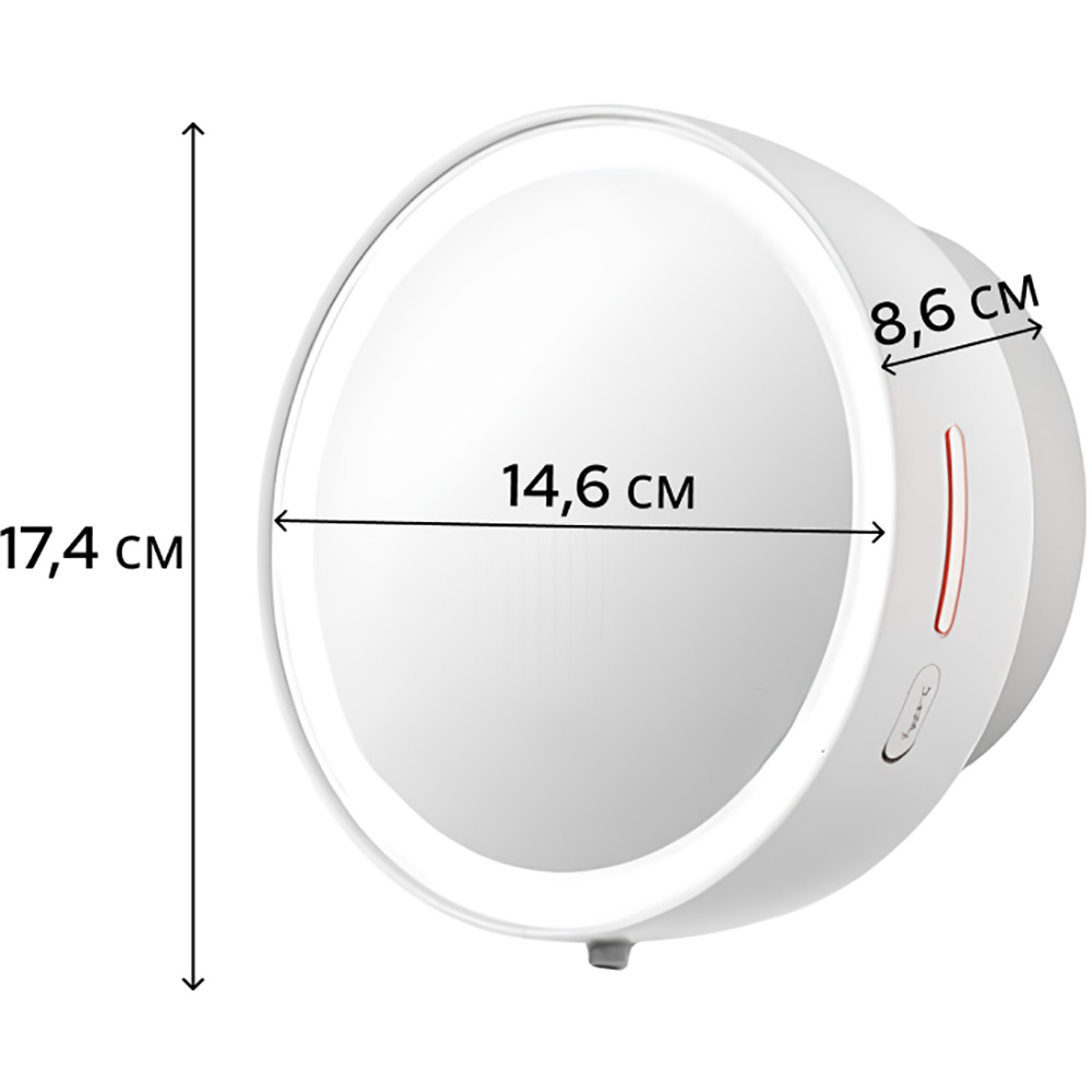 Дозатор для мила INSPIRE M1 White Особливості сенсорний, живлення - акумулятор, дисплей, підсвічування