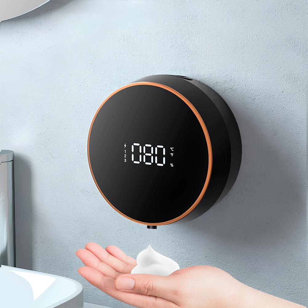Дозатор для мыла INSPIRE MYX-W1 Black Особенности  сенсорный, питание - аккумулятор, дисплей, подсветка