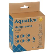 Гачки AQUATICA на вакуумних присосках 6 шт (9784282)