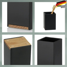 Склянка для зубних щіток KELA Cube Black (23687)