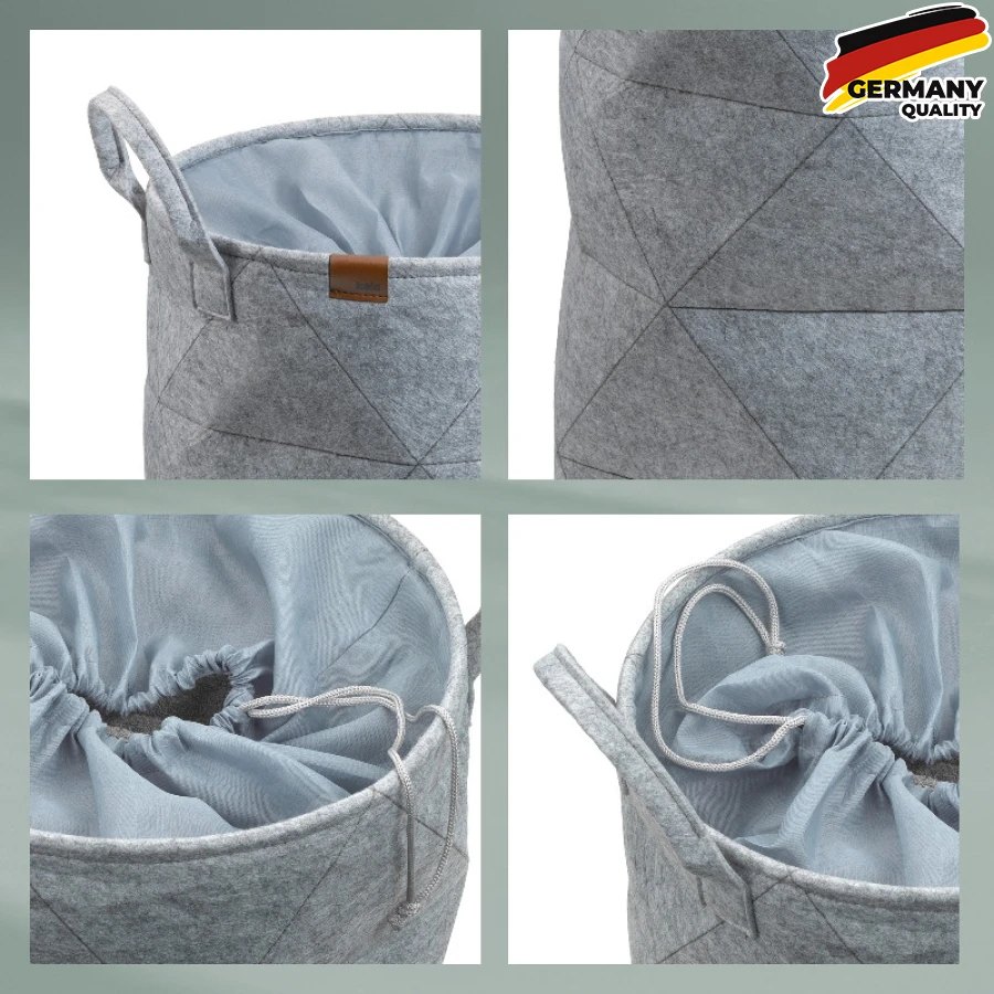 Корзина для белья KELA Fay 50 х 33 см Light gray (24490) Размеры 50 х 33