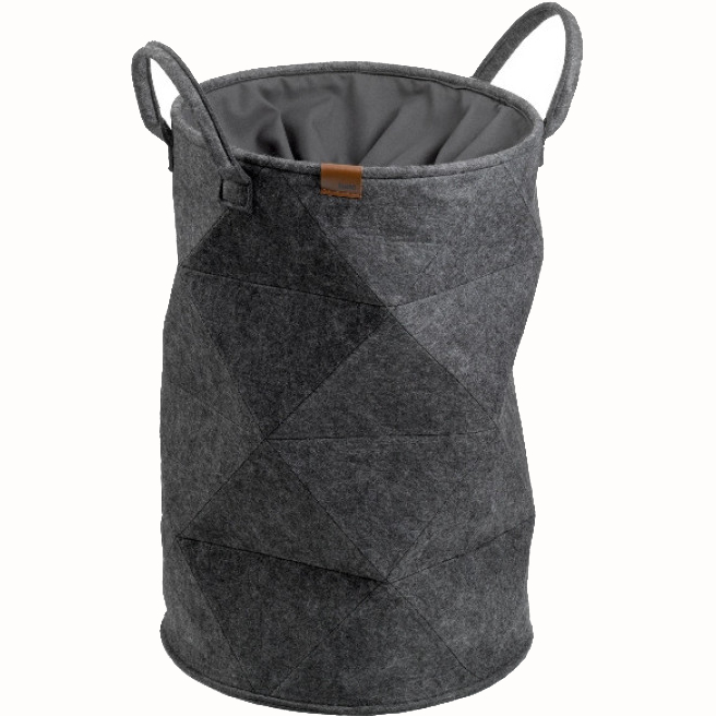 Корзина для белья KELA Fay 50 х 33 см Dark gray (24491)