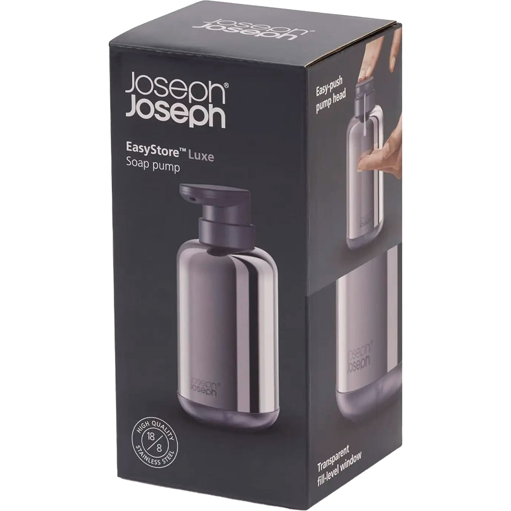 Дозатор для мыла JOSEPH JOSEPH Luxe 300мл (70582) Цвет нержавеющая сталь