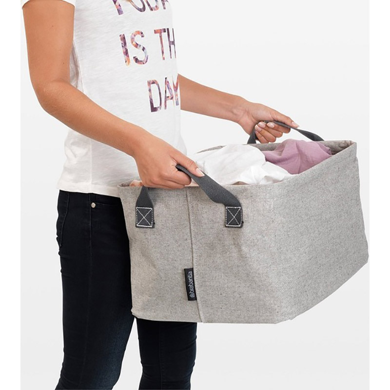 Кошик для білизни Brabantia CLOTHES PEG BAG 35 л Light Grey (105685) Колір сірий