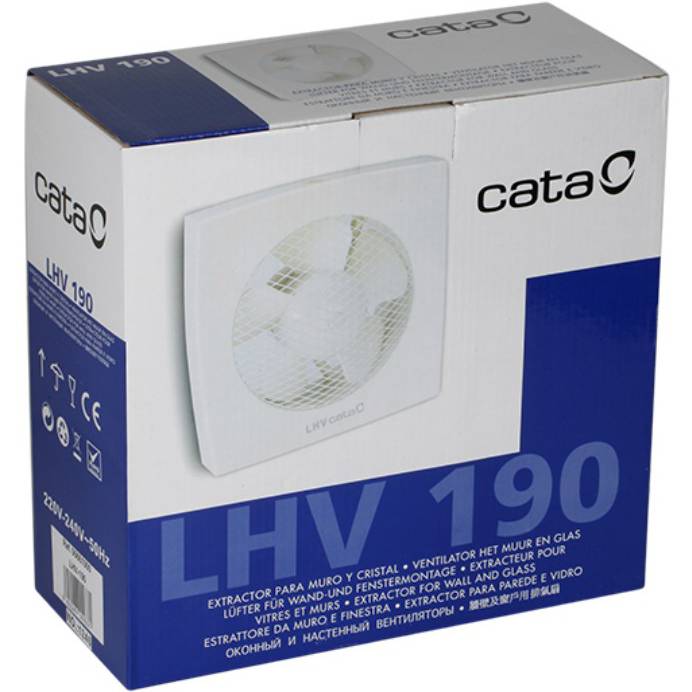 Изображение Вытяжной вентилятор CATA HELICOIDAL LHV 190 (00661000)