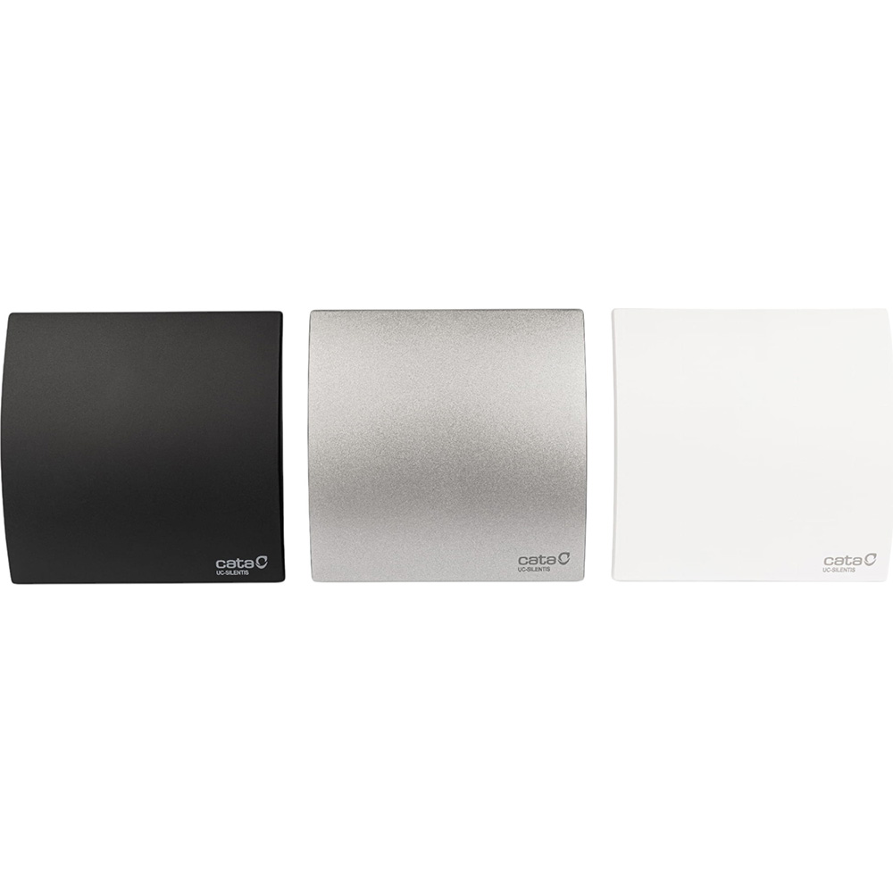 Зовнішній вигляд Витяжний вентилятор CATA UC10 Silentis STD Timer Silver (01221100)
