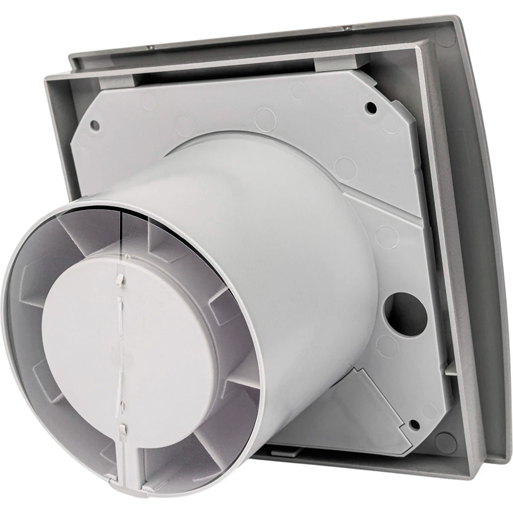 Витяжний вентилятор CATA EXTRACTOR UC-10 Silentis Hygro Silver (01221200) Особливості з таймером, із зворотним клапаном