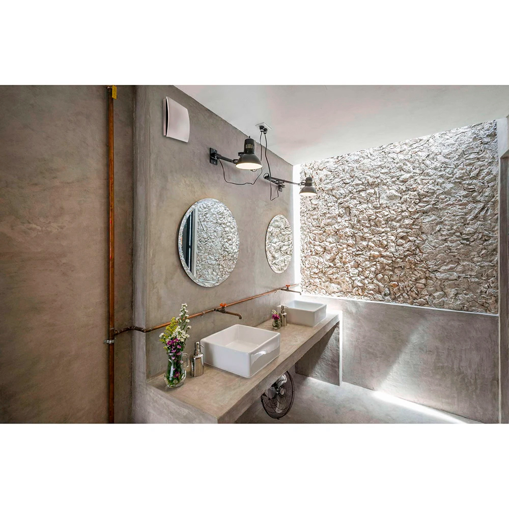 Зовнішній вигляд Витяжний вентилятор CATA EXTRACTOR UC-10 Silentis Hygro Silver (01221200)