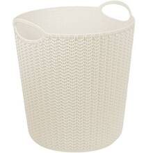 Корзина для мусора IDEA HOME 10 л White Rattan (2499-IH)