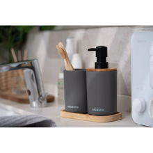 Набор для ванной комнаты ARDESTO Minimalism 360 мл Dark Grey (ARHB3110GB)