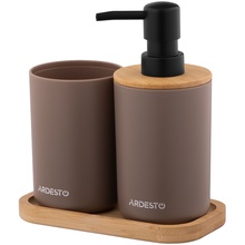 Набор для ванной комнаты ARDESTO Minimalism 360 мл тауп (ARHB3112CB)
