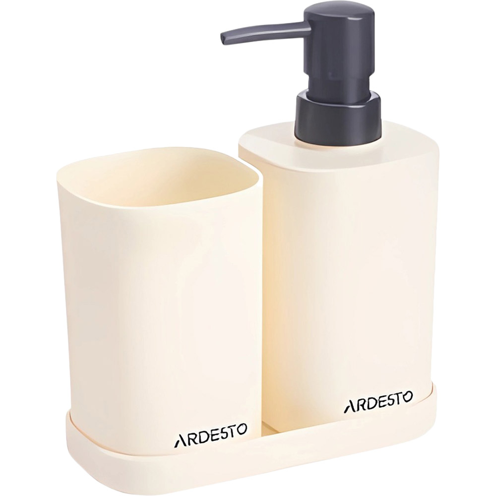 Набір для ванної кімнати ARDESTO Vigor 380 мл Beige (ARHB3106MB)