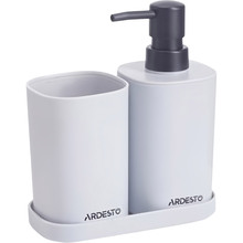 Набор для ванной комнаты ARDESTO Vigor 380 мл Grey (ARHB3106GB)