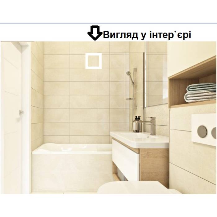 Фото 3 Панель для витяжних вентиляторів AIRROXY WHITE