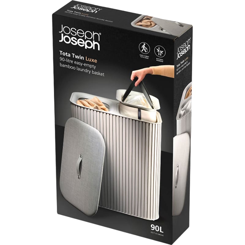 Корзина для белья JOSEPH JOSEPH Tota Luxeи 90 л Beige (5000006) Заказать Корзина для белья JOSEPH JOSEPH Tota Luxeи 90 л Beige (5000006)