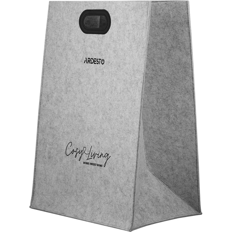 Кошик для білизни ARDESTO Prestigio 68 л Grey (ARHC2401FG) Особливості Виріб виготовлений з міцного та довговічного фетру, який дозволяє зберігати форму та первісний вигляд навіть після тривалого використання.