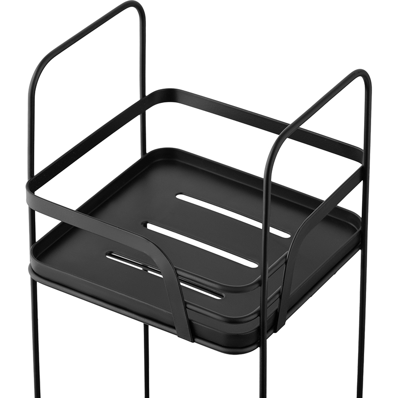 Поличка ARDESTO Vigor Black (ARHK4502PB) Особливості Виготовлена з металу та міцного поліпропілену, стійкого до вологи та простого у догляді.