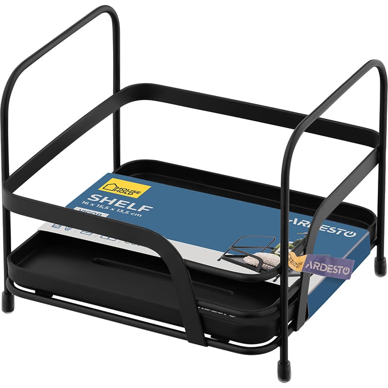Полочка ARDESTO Vigor Black (ARHK4501PB) Размеры 160 x 155 x 135