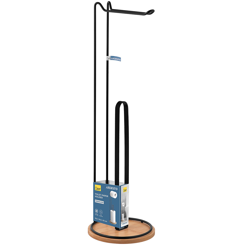 Держатель для туалетной бумаги ARDESTO Minimalism (ARHB3112BT) Цвет черный