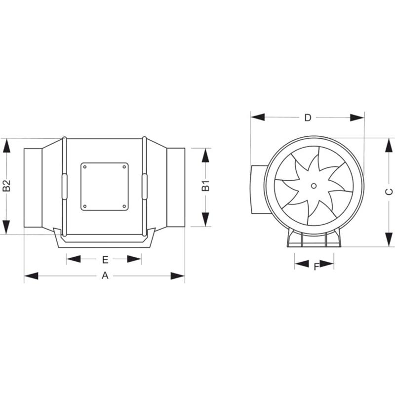 Вытяжной вентилятор AIRROXY airRoxy aRil eco 75 (01-310) Уровень шума 53