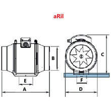 Витяжний вентилятор AIRROXY airRoxy aRil 310 (01-149)