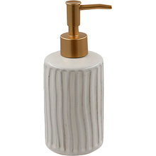 Дозатор для мыла BISK MINOS Beige/Gold (08483)