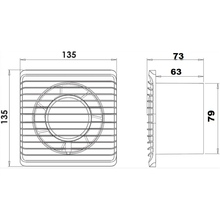 Витяжний вентилятор AirRoxy Planet Energy 80 S Gray (01-083)