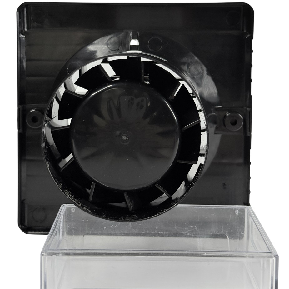 Зовнішній вигляд Витяжний вентилятор AirRoxy Planet Energy 80 S Black (01-080)