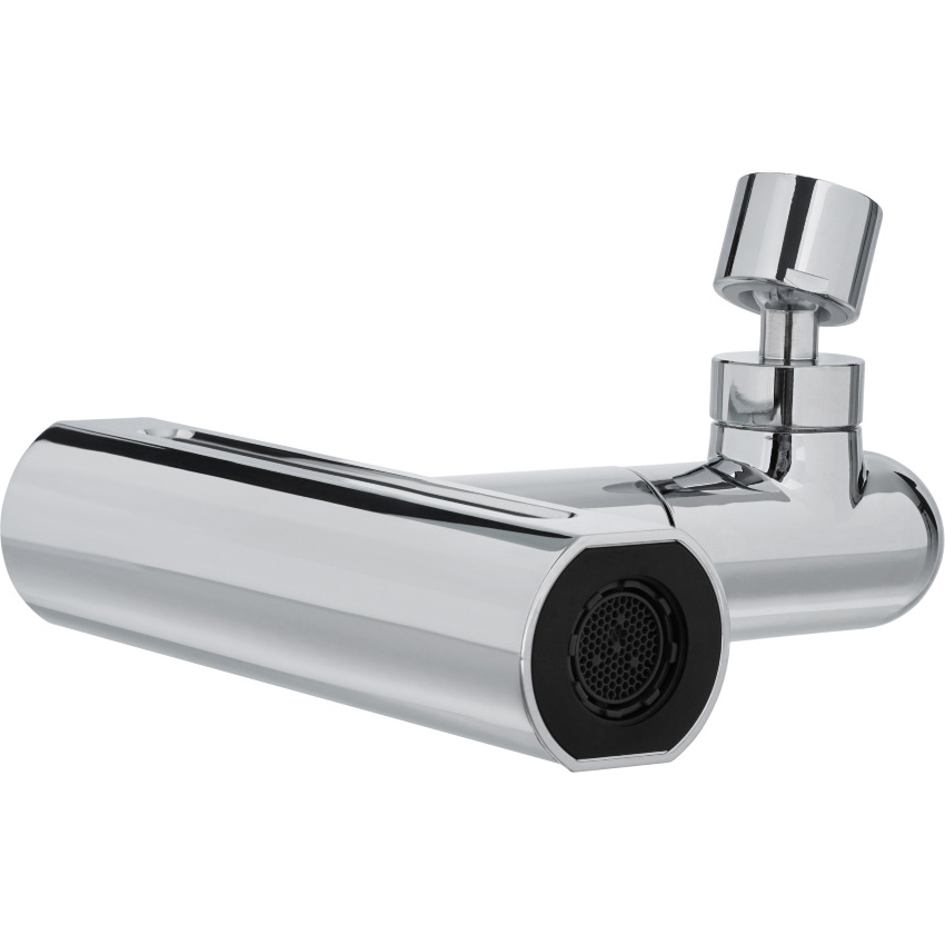 Аэратор для смесителя NOVEEN XL3001Silver (RL077912) Особенности  4 типа струи воды, две плоскости вращения 360°, резьба M22/24, быстрый и простой монтаж, подходит к большинству смесителей