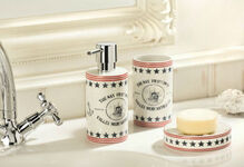 Диспенсер для мыла SPIRELLA WATERMILL синий/красный (10.17537)