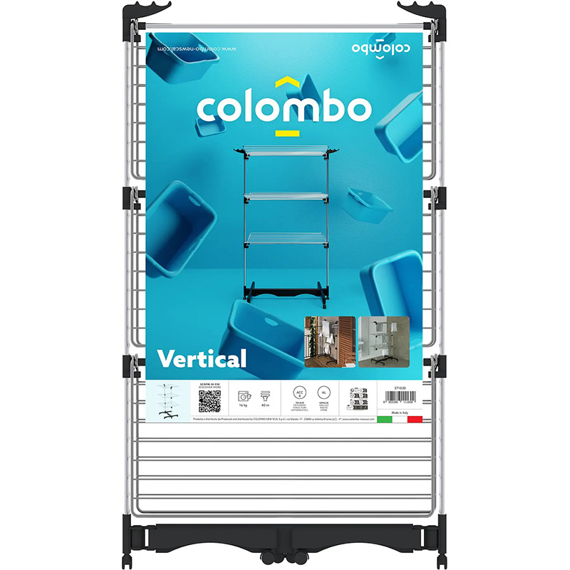 Сушарка для білизни COLOMBO Vertical (ST1030) Конструкція вертикальна