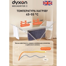 Электрическая сушилка для белья DYXON MEGADRYER 2 Silver (DXNESMGDRRS)