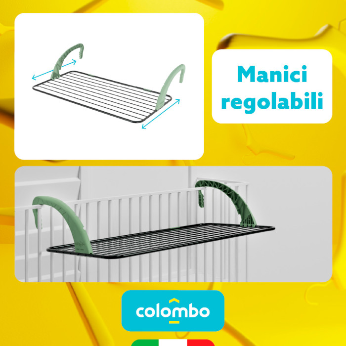 Сушарка для білизни COLOMBO Balcony Bold (ST288) Робоча довжина поверхні 10