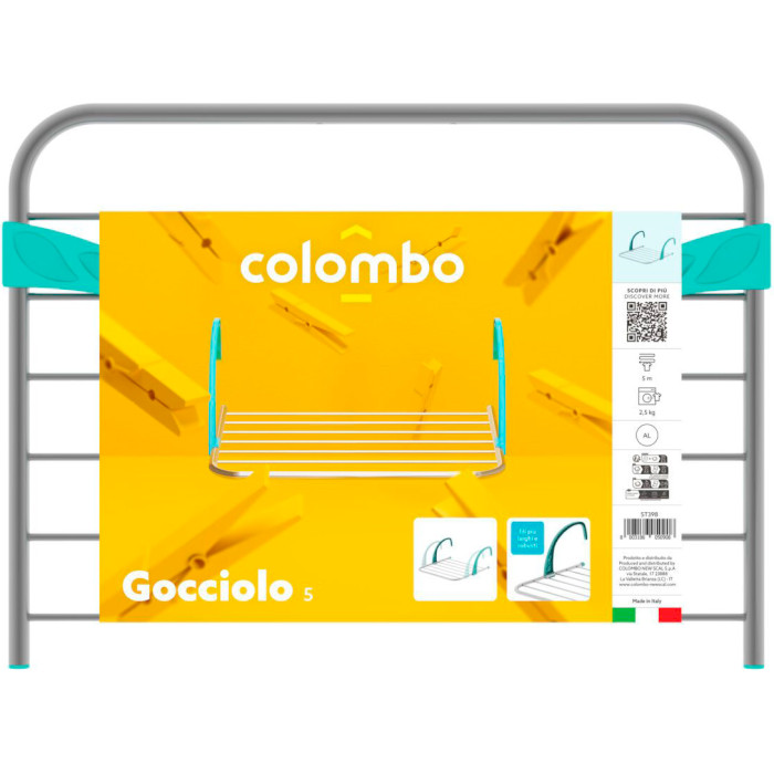 Сушарка для білизни COLOMBO Gocciolo 5 (ST398) Тип на балкон
