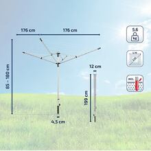 Сушилка для белья LEIFHEIT LINOLIFT 500 (85359)