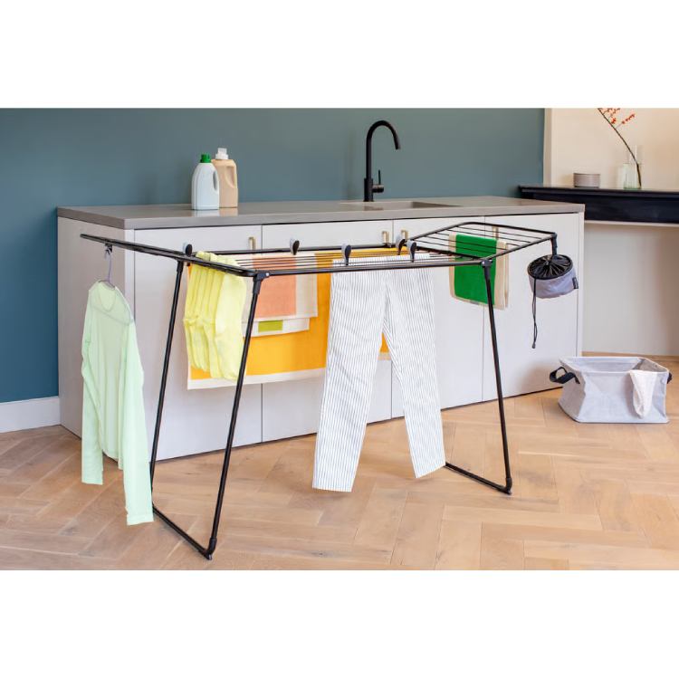 Внешний вид Сушилка для белья BRABANTIA HangOn Drying Rack Too Matt Black (232404)