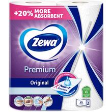 Паперові рушники Zewa Premium 2 шари 90 відривів 2 рулони (7322541191331)