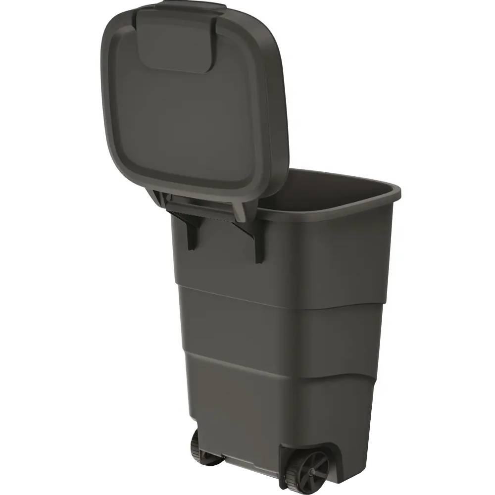 Контейнер для сміття PROSPERPLAST WHEELER 90 л Чорний (NBWB90-S411) Матеріал поліпропілен