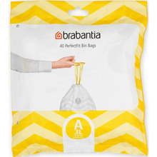 Пакети для сміття BRABANTIA A 3 л 40 шт (9137600)