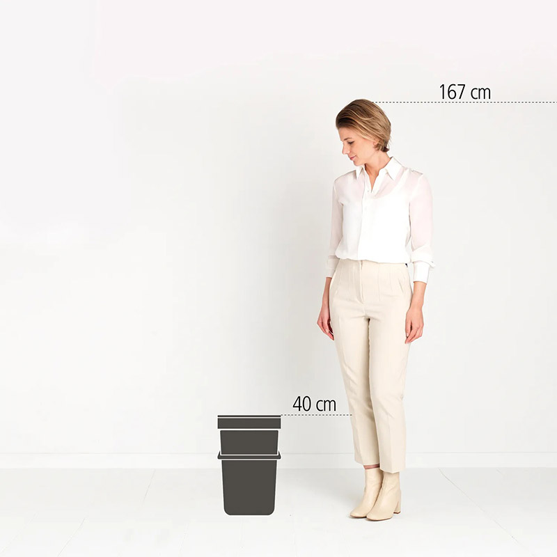 Відро для сміття BRABANTIA Sort & Go 25 л (214400) Об’єм 25