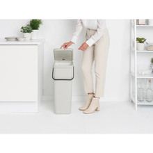 Ведро для мусора BRABANTIA Sort & Go 40 л (214424)