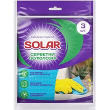 Салфетки SOLAR целлюлозные влагопоглощающие 3 шт (4820269930179)