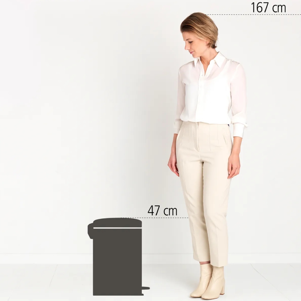 Бак для сміття BRABANTIA newIcon 20л (114106) Розмір 46.7 х 29 х 38