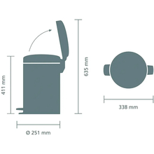 Бак для мусора BRABANTIA newIcon 12л (113604)