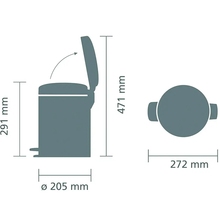 Бак для сміття BRABANTIA newIcon 5л (112645)